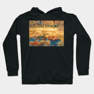 Autumn Landscape with Fox by Bruno Liljefors Hoodie